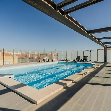 Apartament H2o - Rooftop With Pool In Santa Cruz (Oeste)